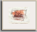 Reeve Schley   "From the Studio Window (Orange Glow)"   2005   8&frac12;" x 11&frac14;"